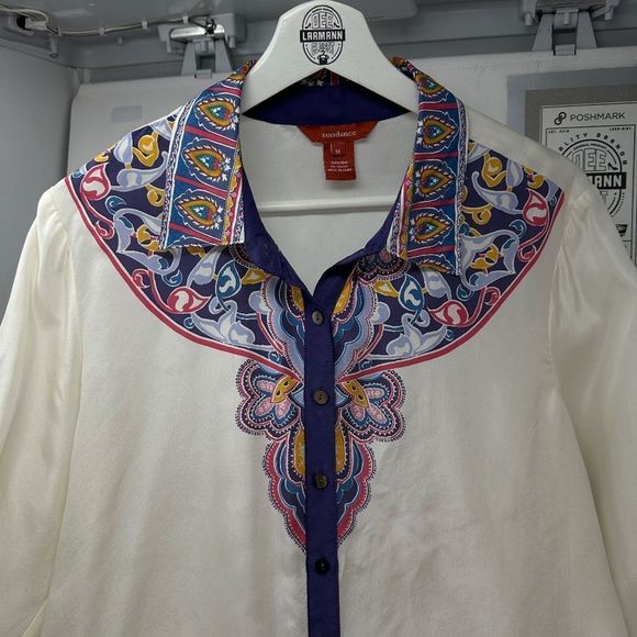 SUNDANCE SILK TOP LONG SLEEVE - Picture 7 of 16